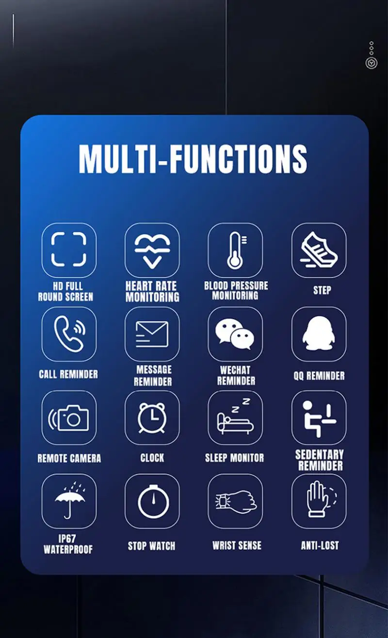 Смарт часы Sanda B5 с функцией измерения пульса и артериального давления|Смарт-часы|