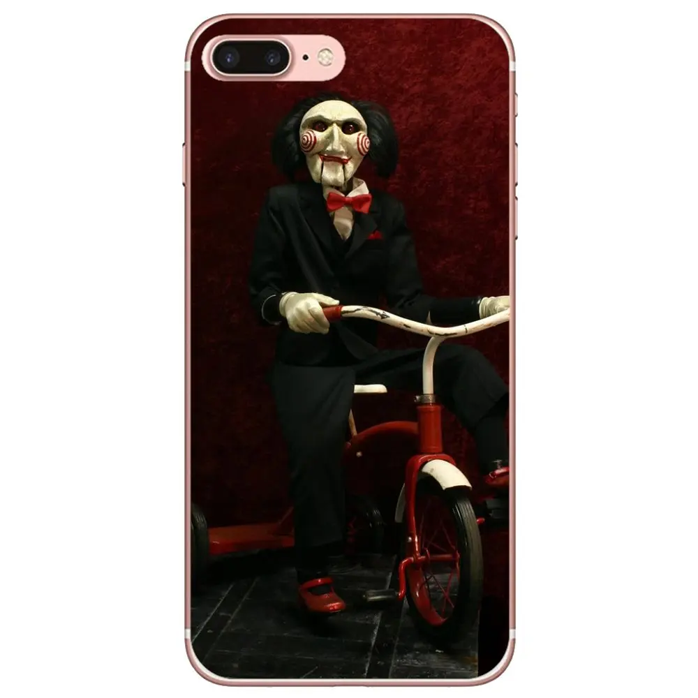 Мягкий чехол для Huawei P50 P30 P40 P20 P8 P9 P10 Lite Pro 2016 2017 P Smart Plus 2019 с изображением маски пилы