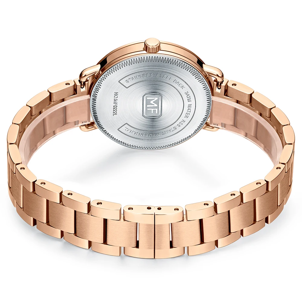 

New MINIFOCUS Fashion Women's Watches Quartz Ladies Top Brand Luxury Waterproof Stainless Steel Clock Relogio Feminino +gift box