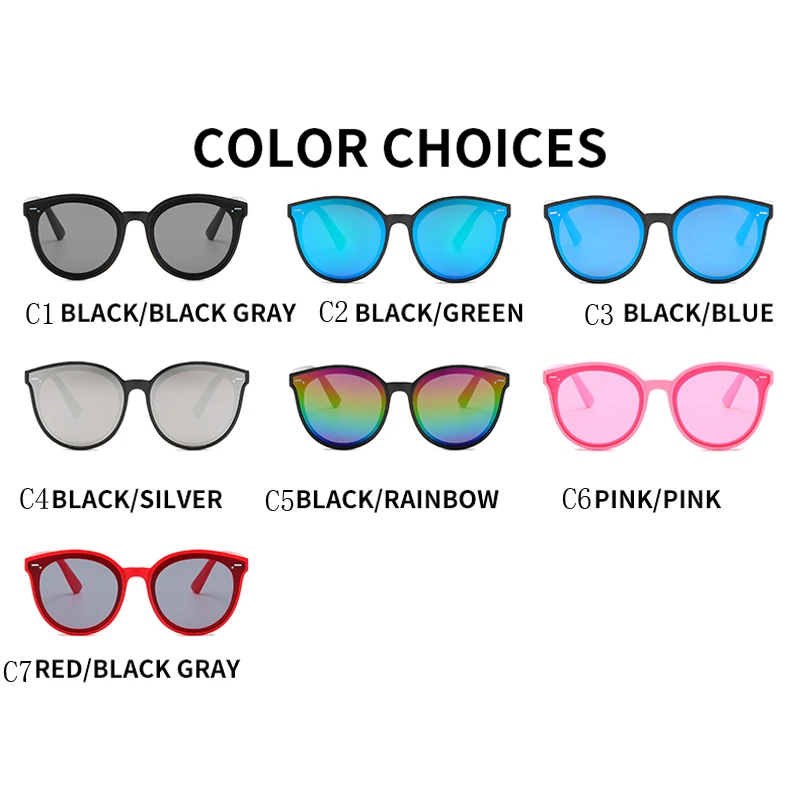 Новинка 2020 детские солнцезащитные очки для девочек милые мальчиков защиты