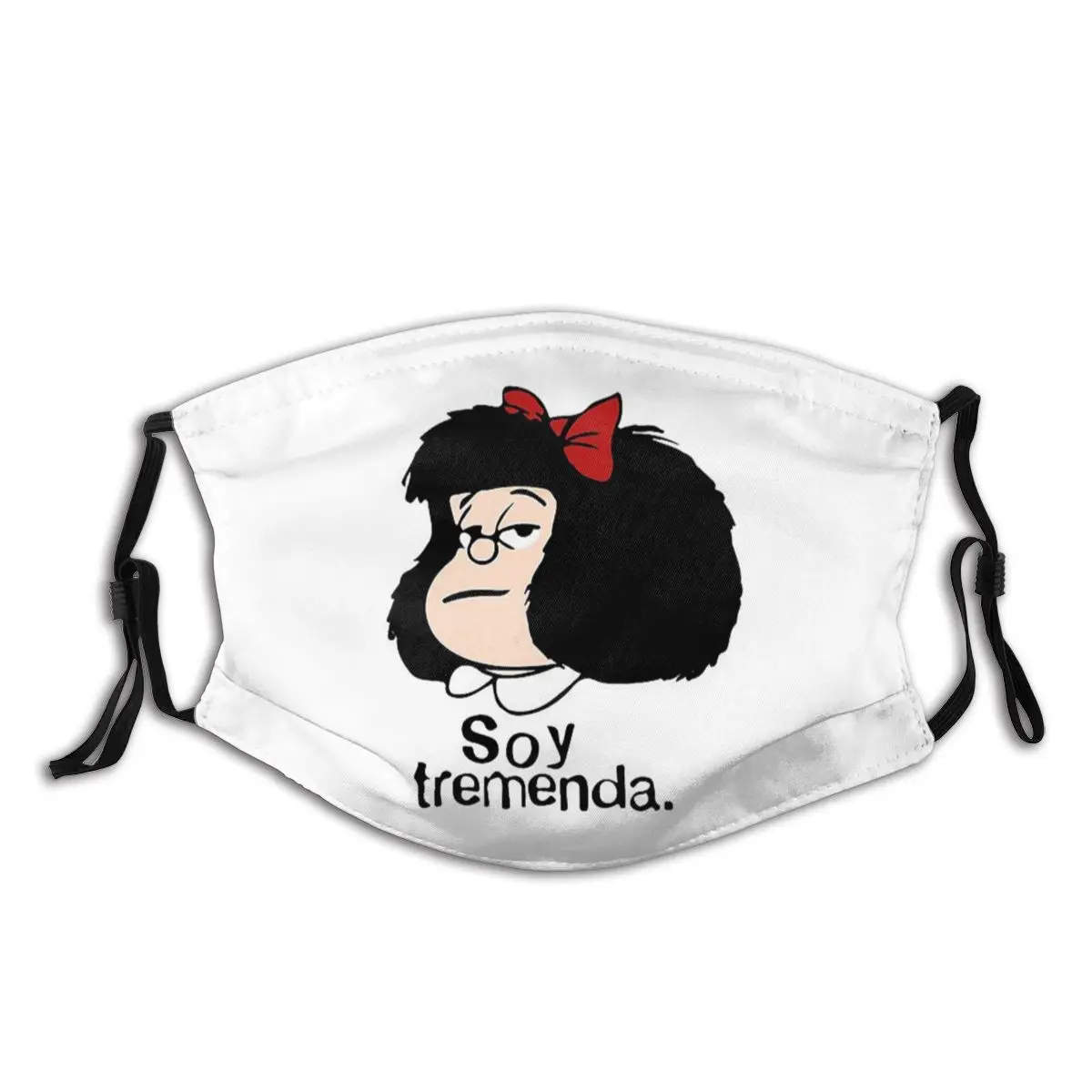 

MAFALDA AM TREMENDA ARGENTINO Reusable Mouth Face Mask with filter Anti Wind Dustproof Earloop Protection Cover Muffle Men Women