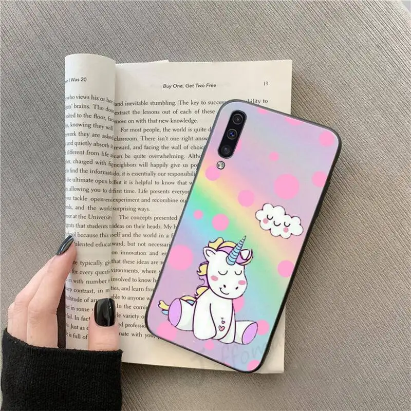 

unicorn cute cartoon pattern Phone Case For Samsung galaxy S 9 10 20 A 10 21 30 31 40 50 51 71 s note 20 j 4 2018 plus