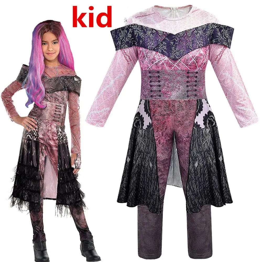 Детский костюм для косплея 3 маль Берта Малефисента Костюм девочек Одежда