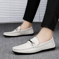 mens driving loafers daily walking peas shoes comfortable casual breathable sneakers for business male dress