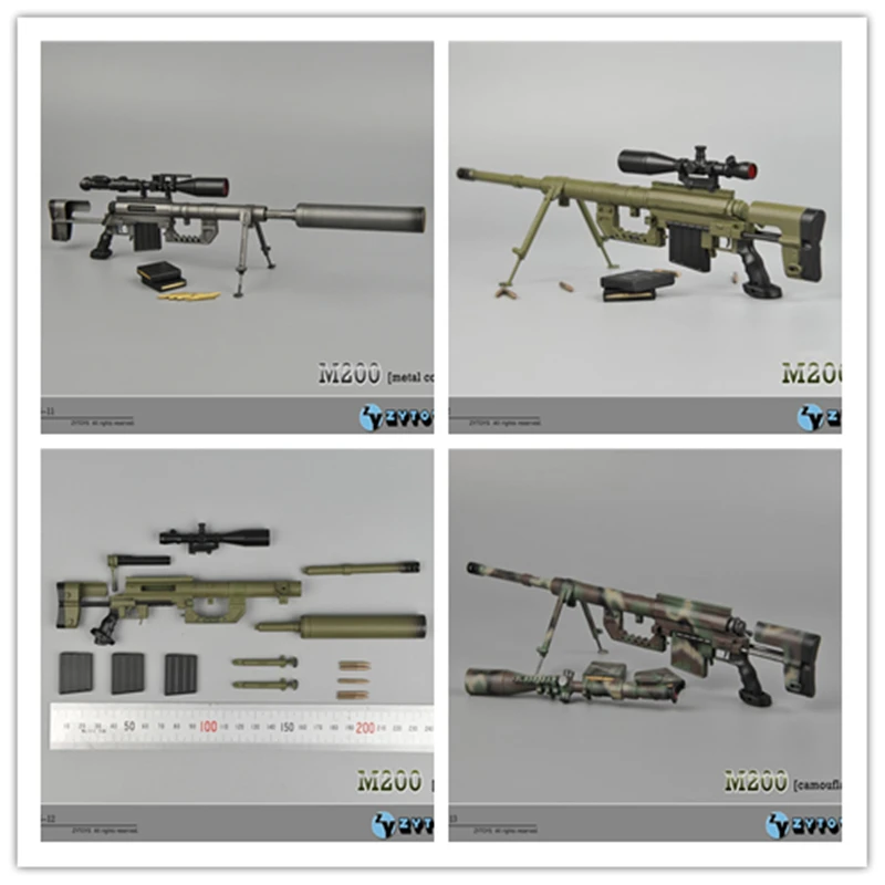 1:6 весы CheyTac вмешательства M200 снайперская винтовка пистолет оружие пластмассовые