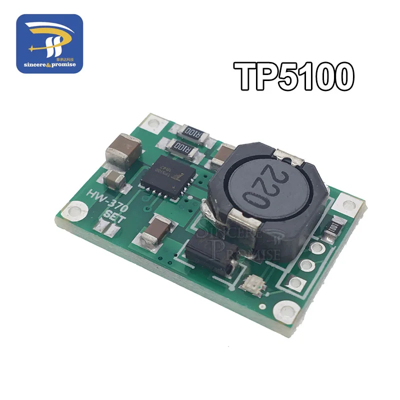 TP5100 TP5100 управление зарядкой блок питания плата TP5000 1A 2A совместима с 4,2 в 8,4 в одиночные и двойные литиевые батареи - Цвет: TP5100
