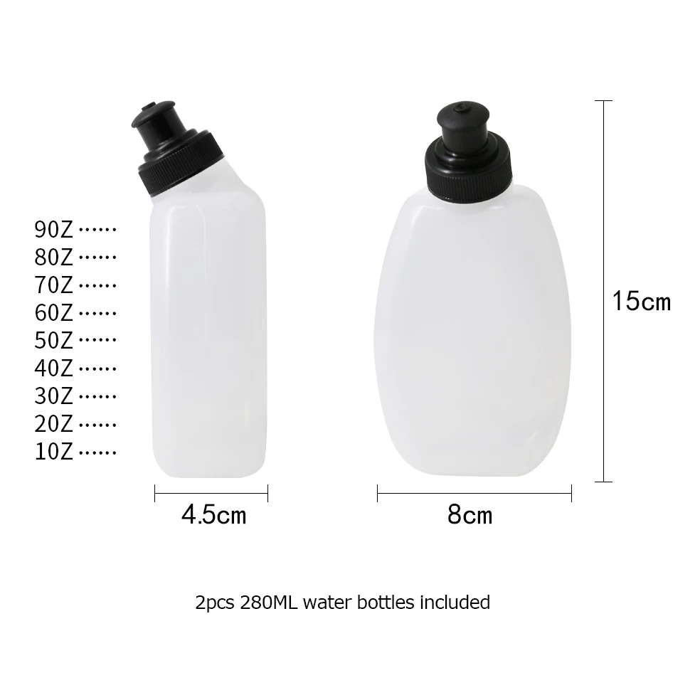 cycling jogging running hydration belt waist bag pouch pack phone key holder water bottles holder 280ml bicycle accessories free global shipping