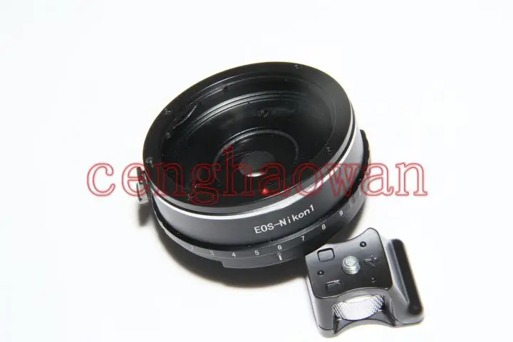 

Built-in Aperture Adapter ring for canon eos ef lens to nikon1 N1 J1 J2 J3 J4 V1 V2 V3 S1 S2 AW1 Camera with tripod stand