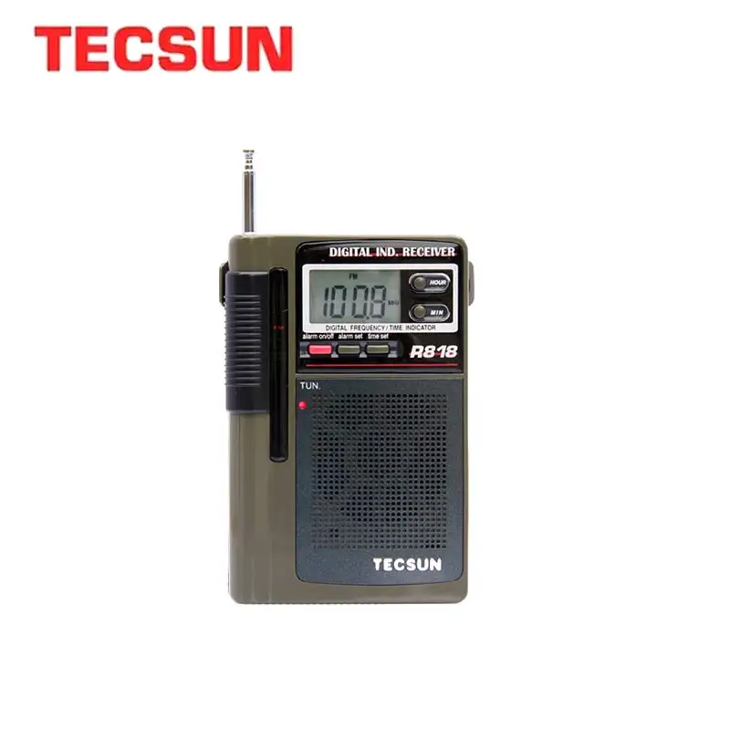 TECSUN R 818 FM/MW/SW радиоприемник с двойным преобразованием мирового диапазона со