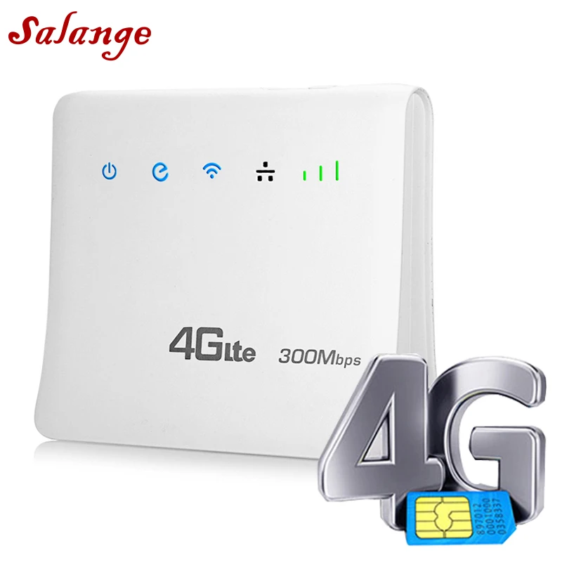 Разблокированные Wi-Fi роутеры 300 Мбит/с мобильный роутер CPE 4G LTE с поддержкой порта