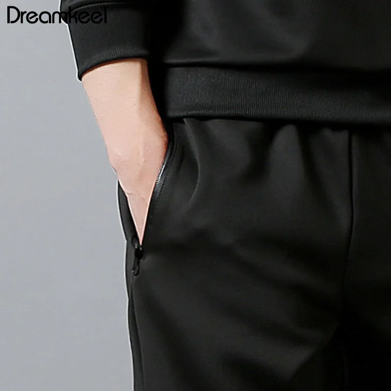 Лидер продаж весенне осенний мужской спортивный костюм комплект из двух