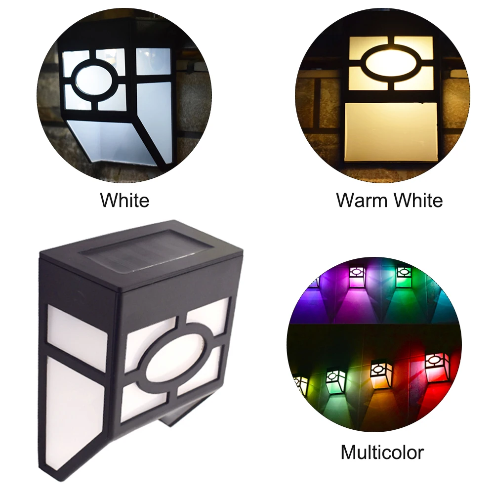 Уличная настенная лампа на солнечной батарее водонепроницаемый уличный