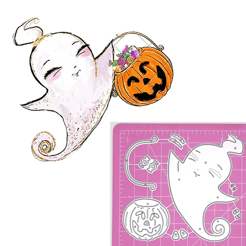 Милая Тыква пресс-формы с изображением корзины конфет мальчика и девочки