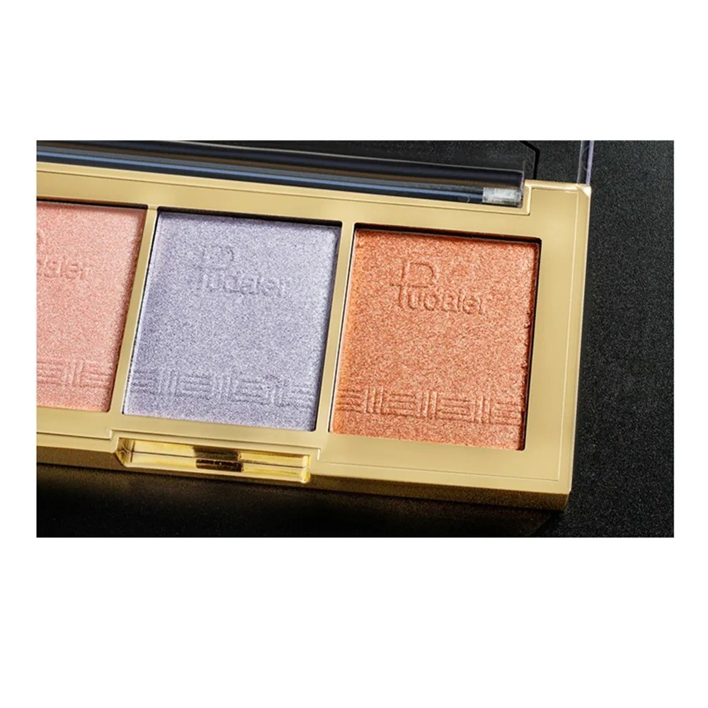 Пудра хайлайтер Pudaier 3 цвета палитра для макияжа с сияющим контуром лица Iluminador