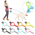 Диспенсер для отходов для перевозки собак, держатель для собачьих отходов, аксессуары для домашних животных, поводок-дозатор, инструмент для чистки, свободные руки