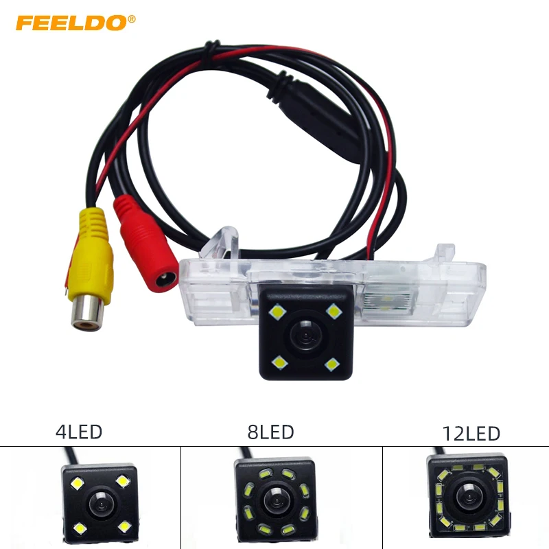 

FEELDO Auto HD CCD Parking Reversing Backup Camera for Citroen C2/C3/C4/C5/C6/C8/DS3/DS3/DS5 with LED light #6174