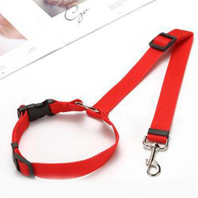 

Pet Safety Belt Adjustable Car Seat Belts Dog Cat Travel Strap Universal Pet leash Supplies 2021 New Arrival