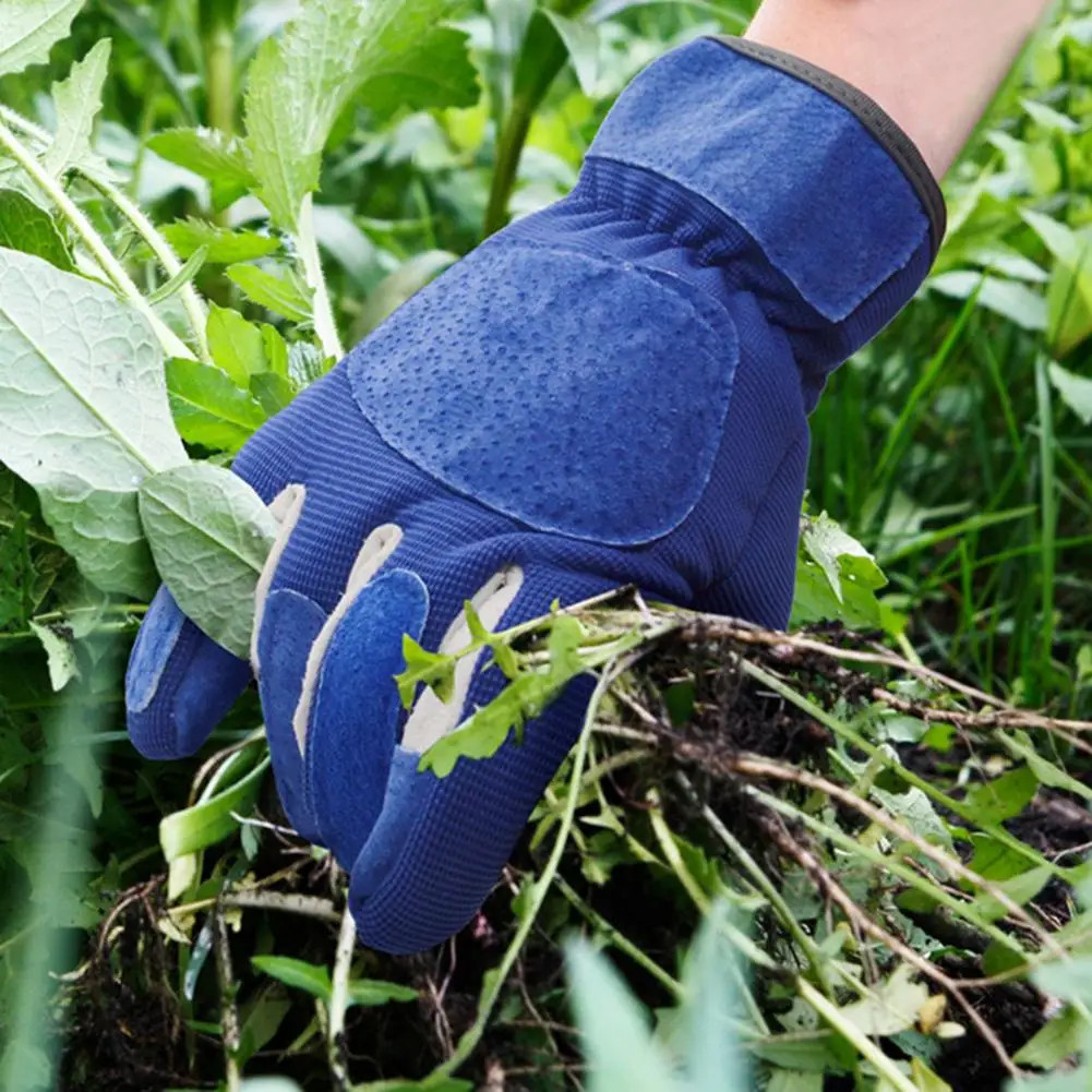 

1 Pair Reusable Gardening Working Gloves Anti-slip Breathable Comfortable Weed Puling Up Gloves For Gardening Fishing