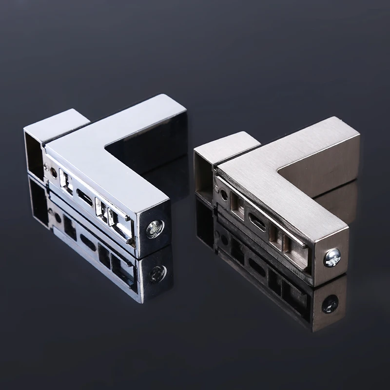 Регулируемые стеклянные зажимы из цинкового сплава кронштейны с покрытием