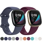Сменный ремешок для оригинального браслета Fitbit SenseVersa Lite, силиконовые водонепроницаемые аксессуары для браслета Fitbit Versa 2 3