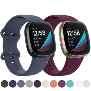 Сменный ремешок для оригинального браслета Fitbit SenseVersa Lite, силиконовые водонепроницаемые аксессуары для браслета Fitbit Versa 2 3
