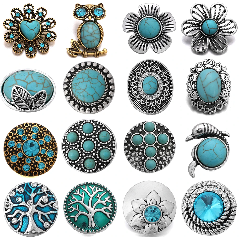 5 шт./лот кнопка застежка с крестом цветком деревом совой дельфином 18 мм кнопки