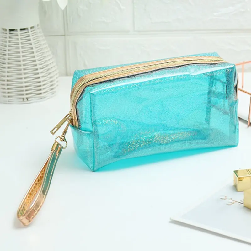 

New Women Make Up Bag Transparent Cosmetic Bags Portable Wash Bags Large Capacity Storage Bag
