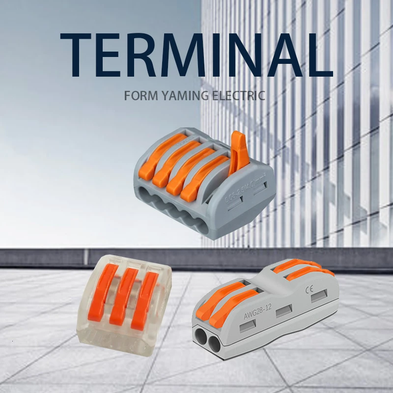 10 шт. прозрачный клеммный блок с 2/3/213 контактами|Клеммные колодки| |