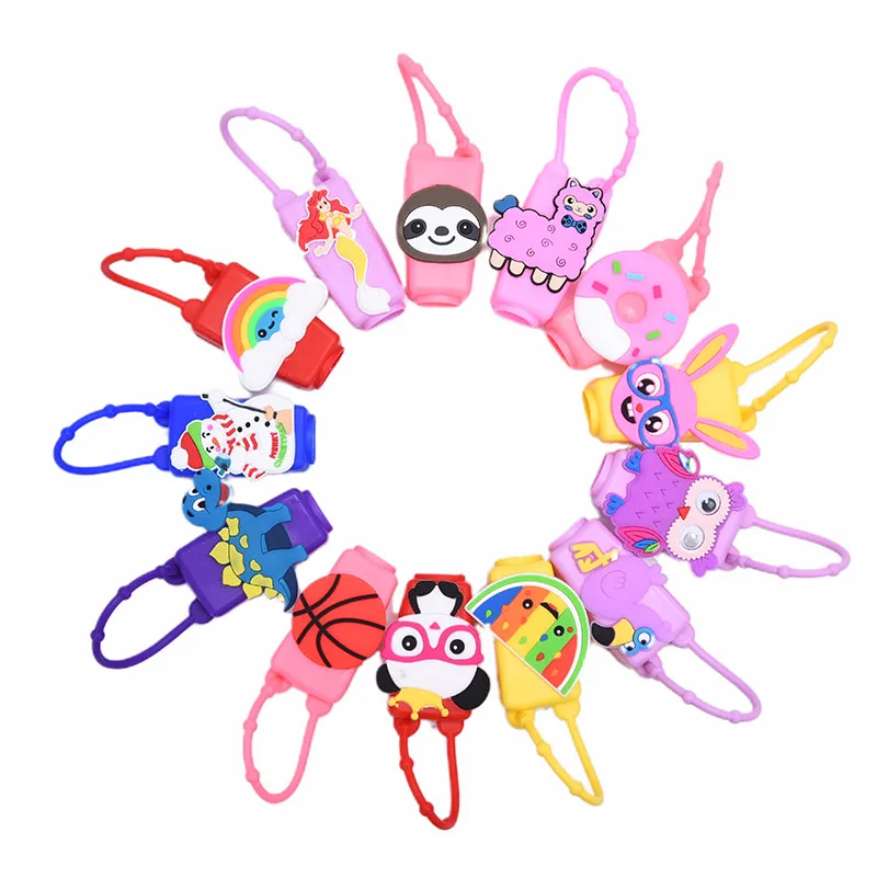 Мини 30 мл силиконовый держатель для дезинфицирующего средства рук