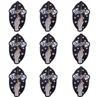 10 шт., нашивки с вышивкой в стиле панк