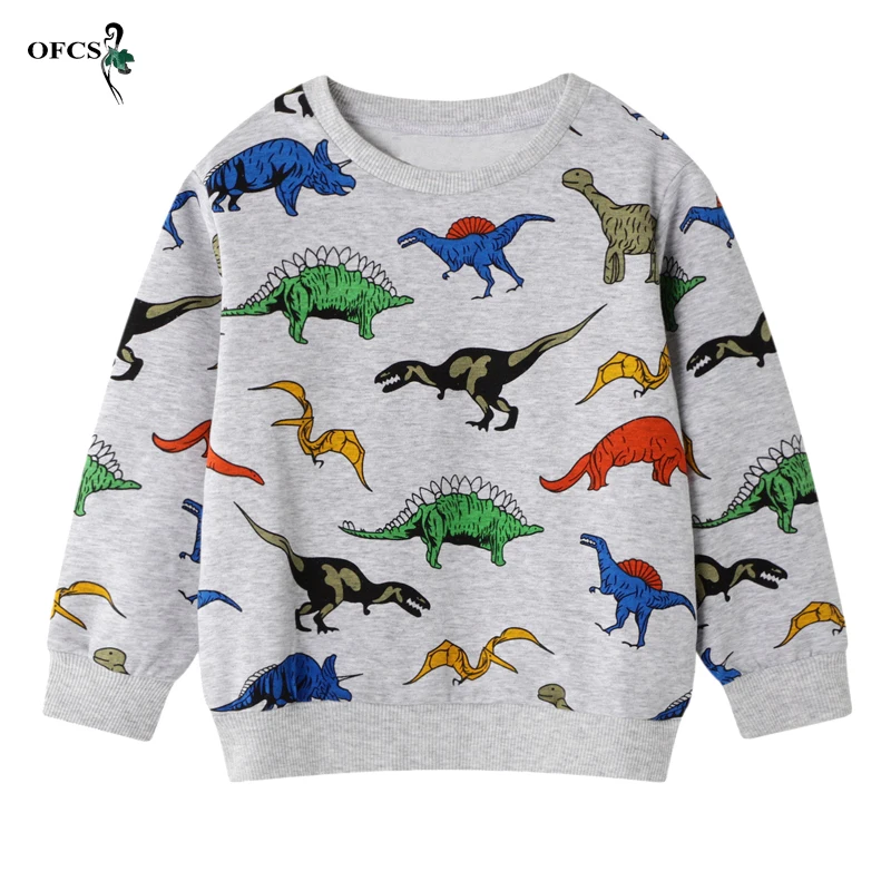 

New Autumn Toddler Children Clothes Fashion Boys Girls Sweatshirt Cute Cartoon Long Sleeve O Neck Top Cotton Warm Casual Outwear