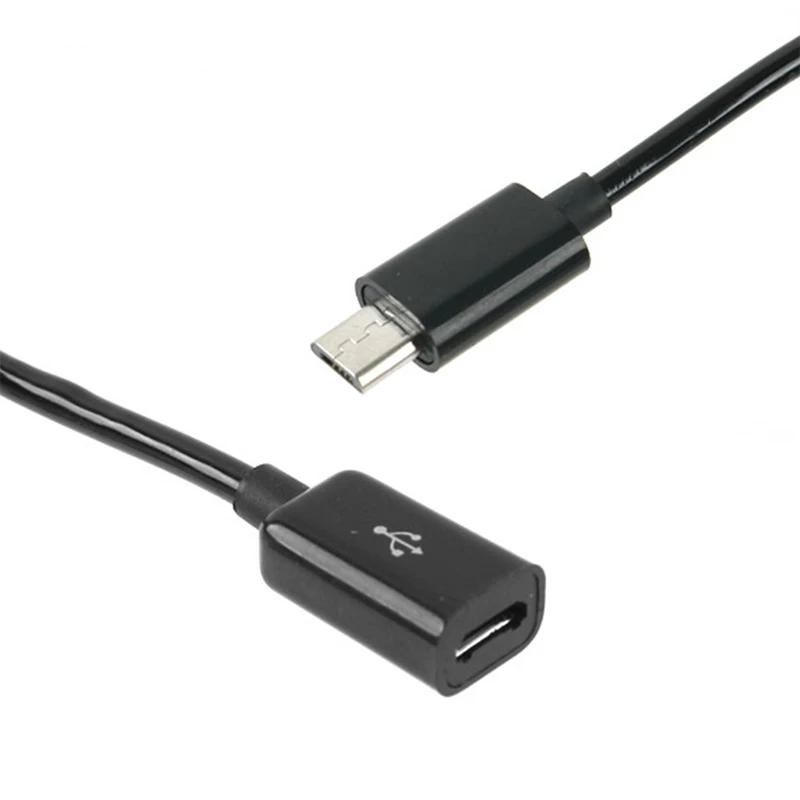 10 футов 3 м Спиральный Micro USB B штекер-гнездо M/F УДЛИНИТЕЛЬ зарядный спиральный