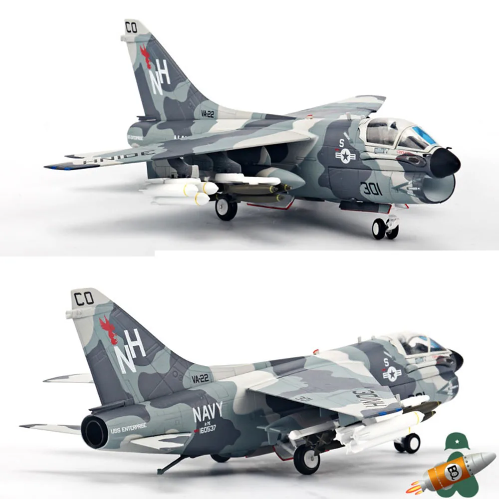 

1/72 A-7e палубный A7 Corsair Ii модель самолета из сплава для детей игрушки подарки на день рождения в наличии