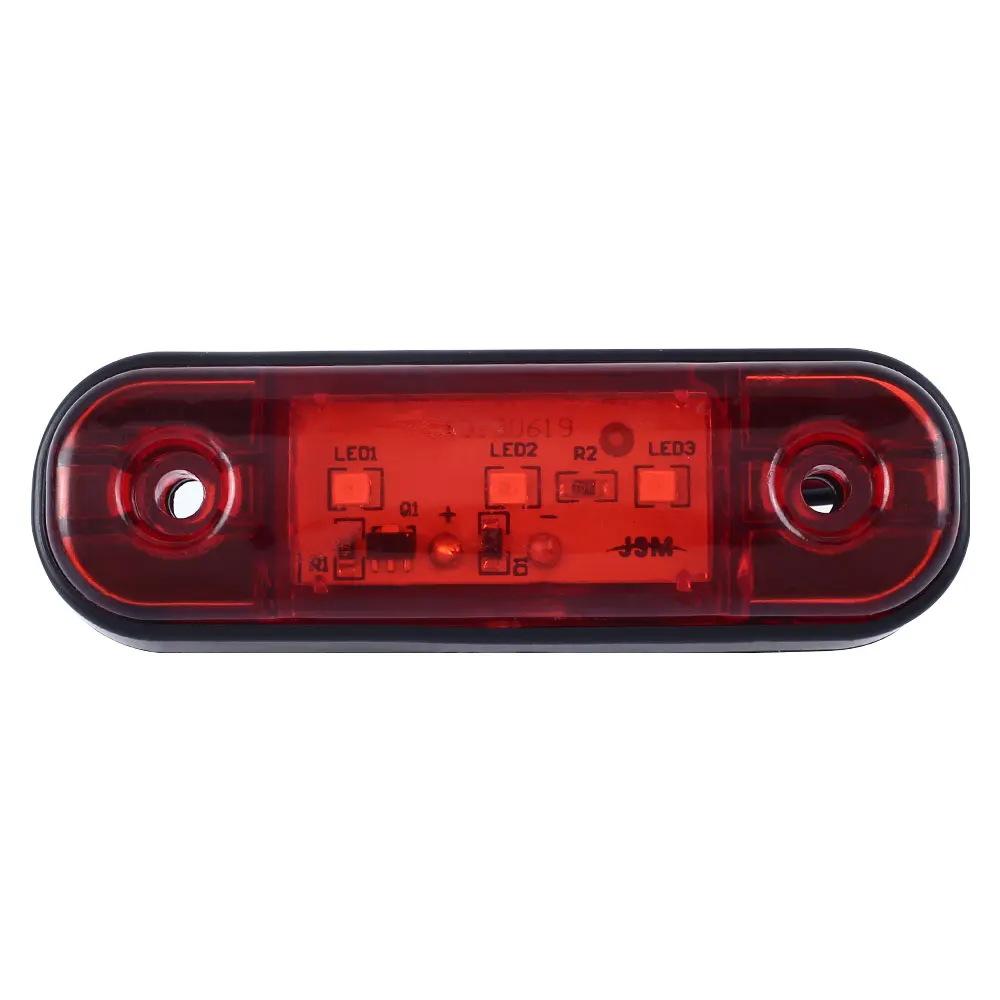 

Новый Huang Guang 3LED 2020 бортовой светильник маркер светильник трейлер световой индикатор автомобиля светильник лампы Красный Предупреждение св...