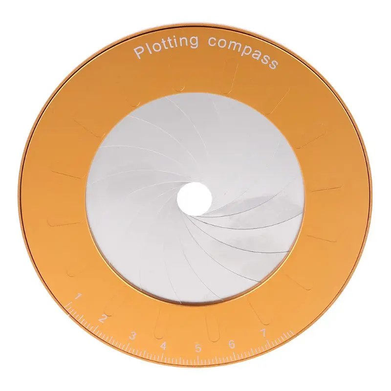 Гибкий круг инструмент для рисования Регулируемый плоттинг компас из