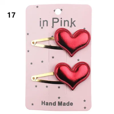 67 цветов 2 шт./компл. милые детские заколки для волос из серии Блестки сплава