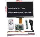 10,1 дюймовый 1024*600 TFT ЖК-экран дисплей для Lattepanda,Raspberry Pi Banana Pi контрольная плата драйвера монитора HDMI-совместимая
