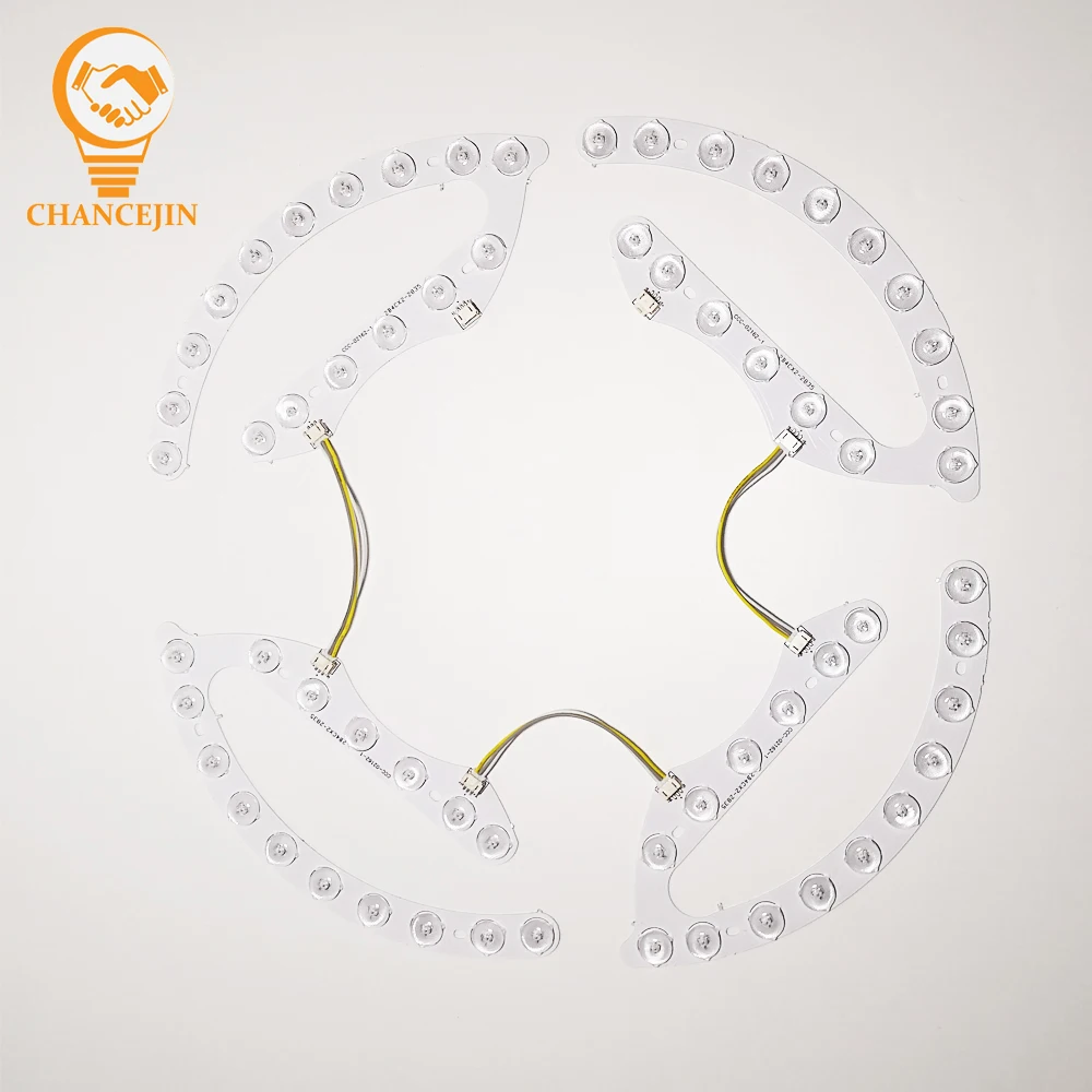 (4 шт./упак.) Двухцветная светодиодная плата 12Wx2 9Wx2 светодиодный блок с объективом