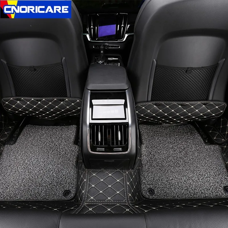 Кожаный Автомобильный Стайлинг спинки сиденья анти Kick Pad для Volvo S90 V90CC-18 интерьер Анти Грязный коврик защита колодки аксессуары