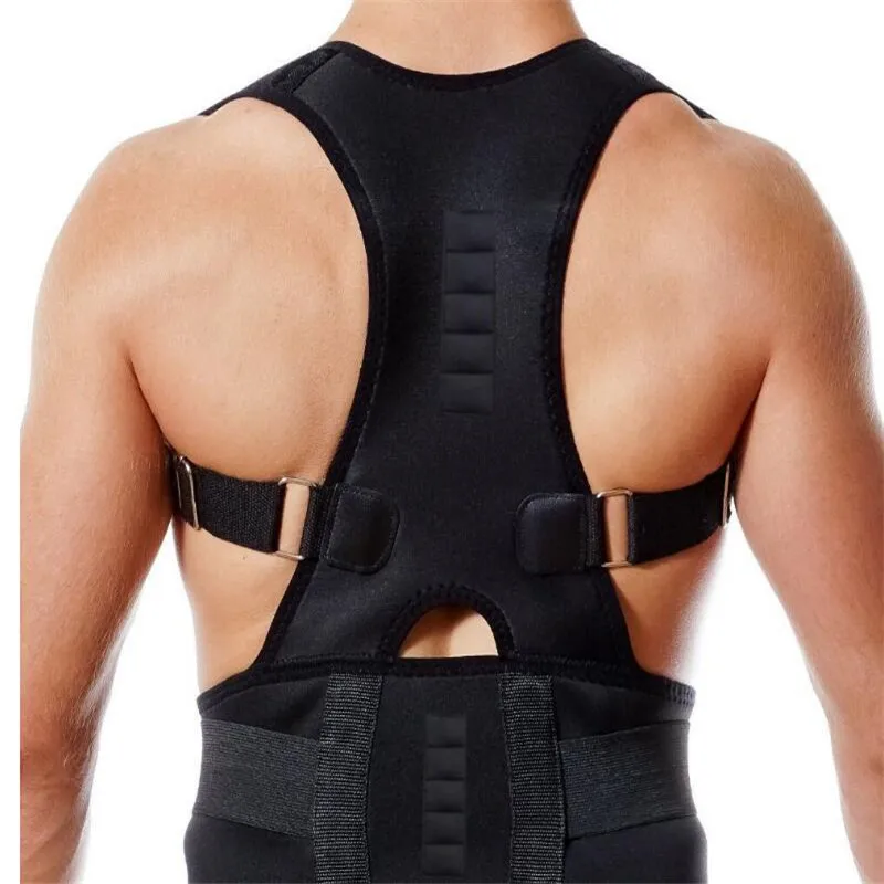Высококачественный Регулируемый корсет для поддержки осанки магнитный