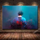 Кимоно женское с высокой четкостью, художественная картина маслом в японском стиле, холст для украшения гостиной и спальни