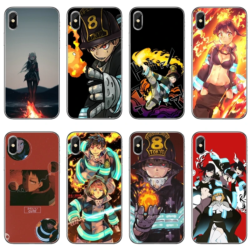 Чехол аниме Fire Force для Samsung Galaxy J7 J5 Prime pro J3 J2 J1 A7 A5 A3 2018 2017 2016 2015 чехол | Мобильные