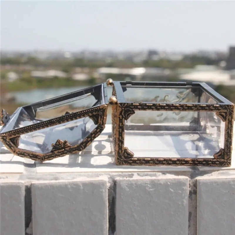 Коробка для макияжа Женская Подарочная пластиковая прозрачная Пиратская