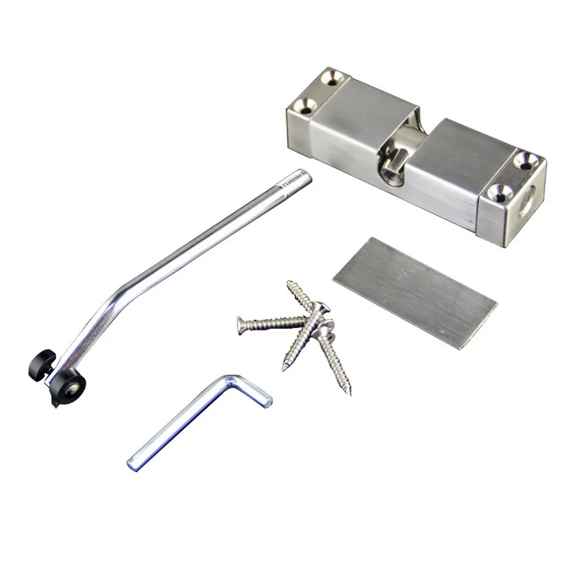 

New Stainless Steel Mute Door Closer Automatic Mounted Spring Door Adjustable Surface Door Home Door Hardware