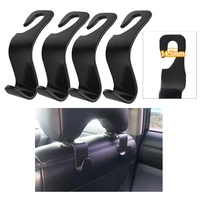 4pcs high quality car seat headrest hook for auto back seat organizer hanger storage holder for handbag purse bags clothes coats