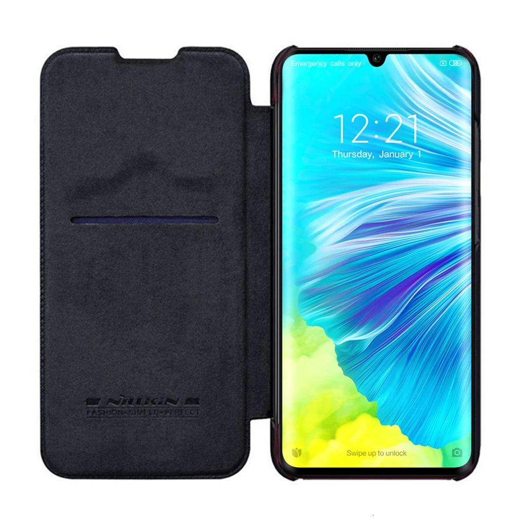 Для Xiaomi mi Note 10/Note 10 Pro чехол Nillkin QIN Серия роскошный кожаный защитный чехол флип-чехол s для mi CC9 Pro