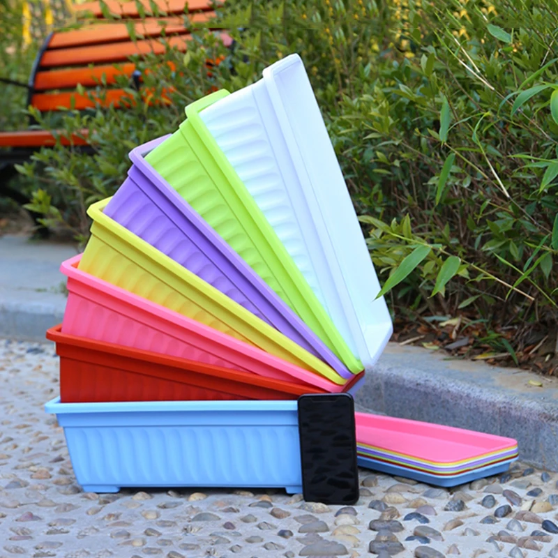 В наличии цветок оконная коробка полипропиленовая Смола прямоугольное окно