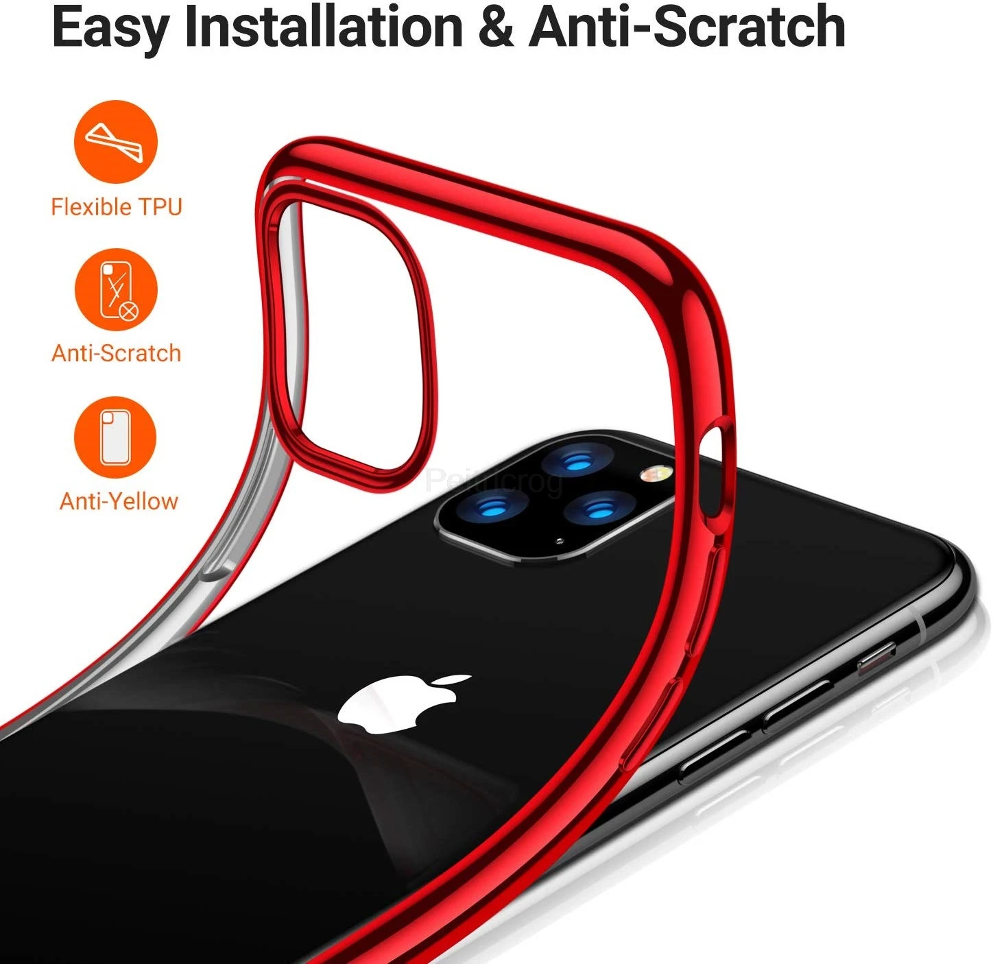 Luxury Phone Case For iPhone 11 Pro XR X XS MAX Laser Plating Soft TPU Clear Cover 7 8 6 6S Plus Bright Crystal |