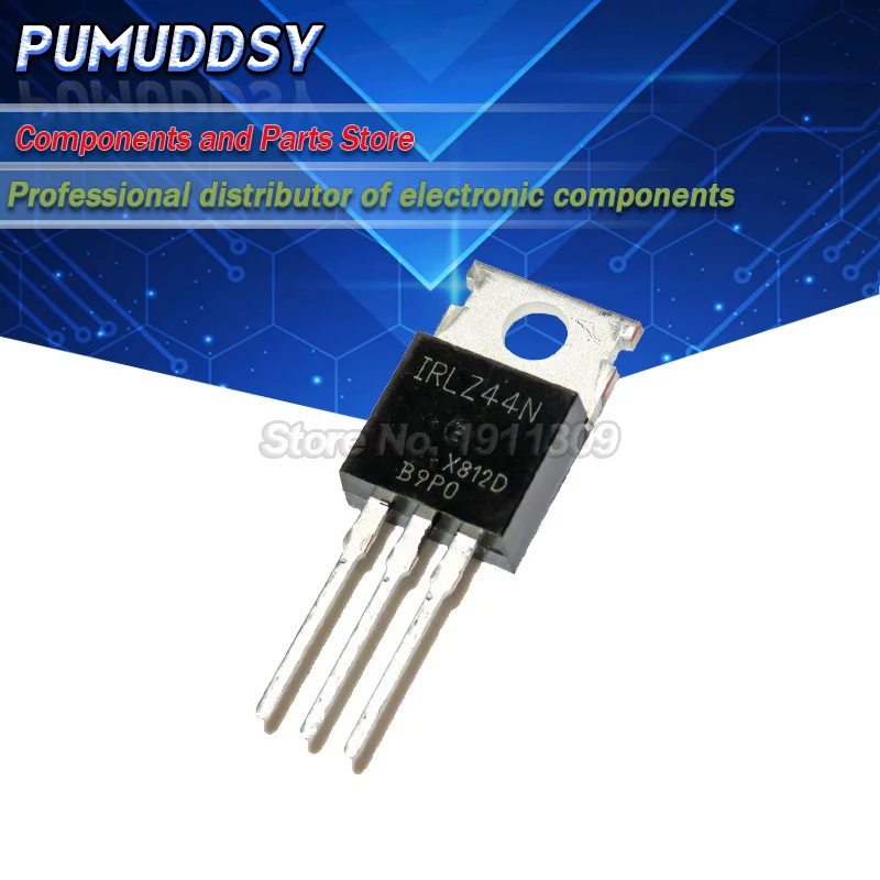 10 шт IRLZ44N MOSFET N CH 55V 47A TO 220AB New IC|Интегральные схемы| |
