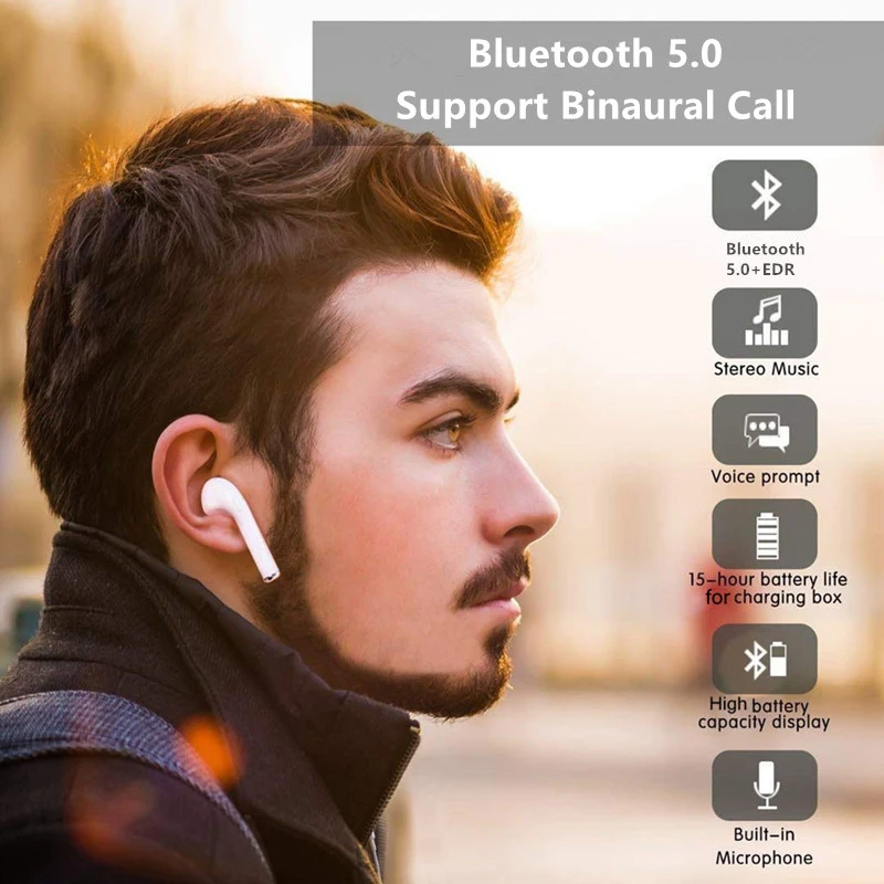 I9S TWS Красочные Беспроводные Мини Bluetooth наушники беспроводные стерео портативные Bluetooth гарнитуры I9s V5.0